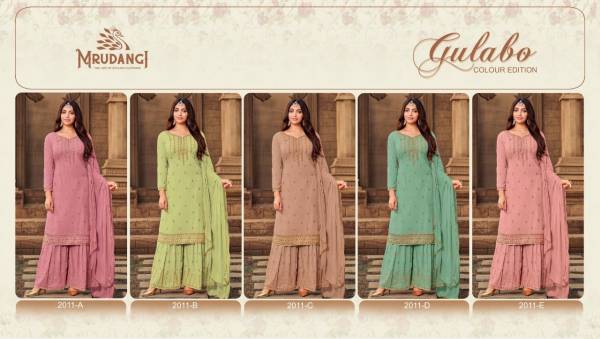 Mrudangi Gulabo 2011 Colour Edition Heavy Designer Festive Wear Salwar Kameez Collection